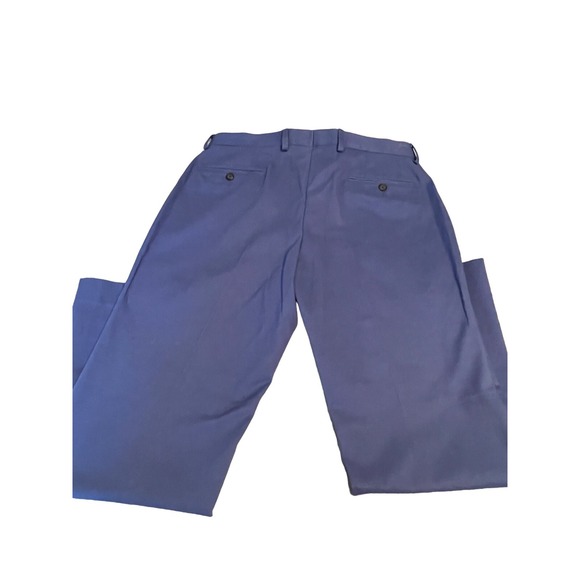 Lauren Ralph Lauren Men's 34x29 Blue Cotton Flat Front Chino Pants Fast Ship - Picture 2 of 6